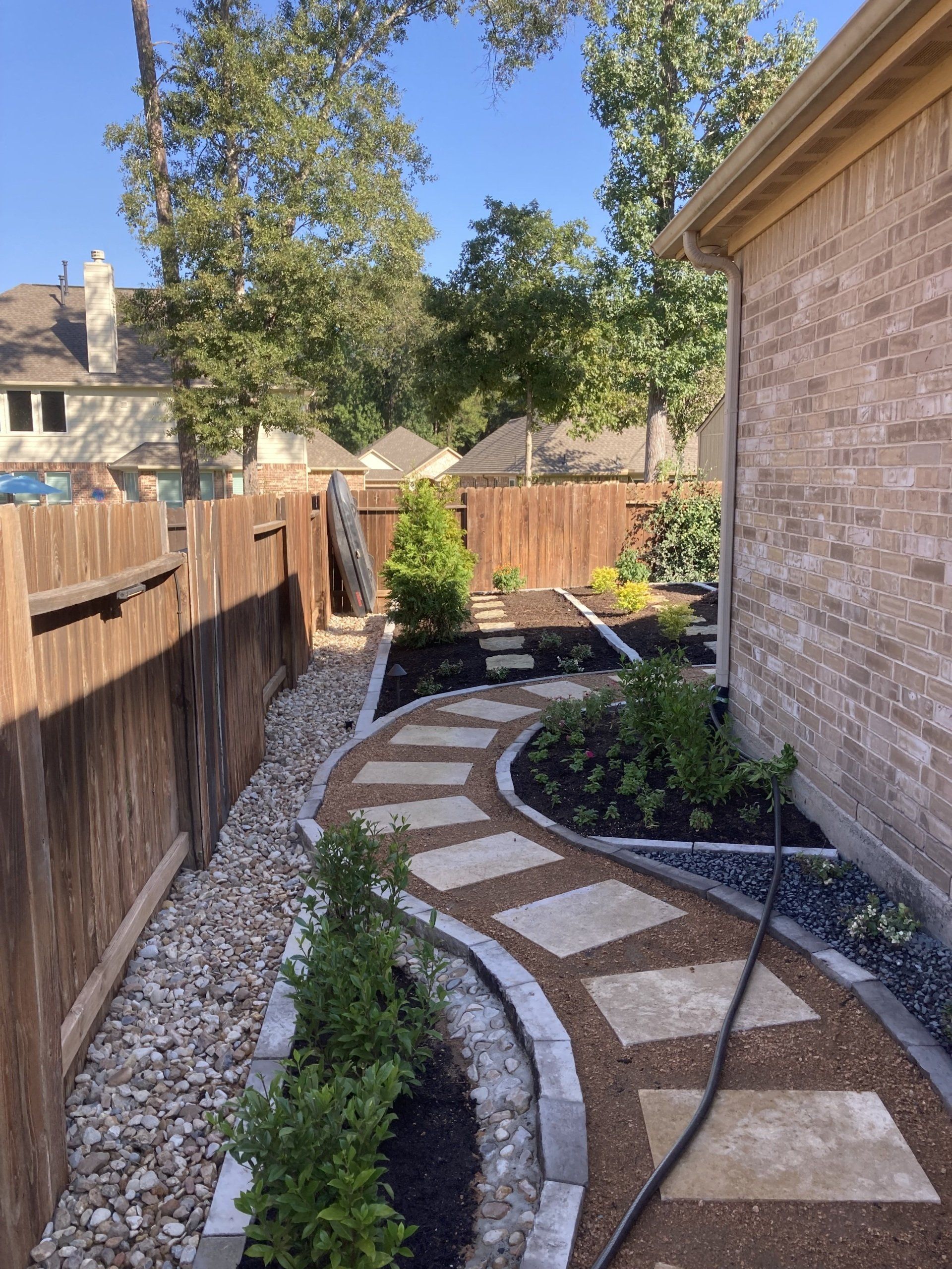 pathway and landscape