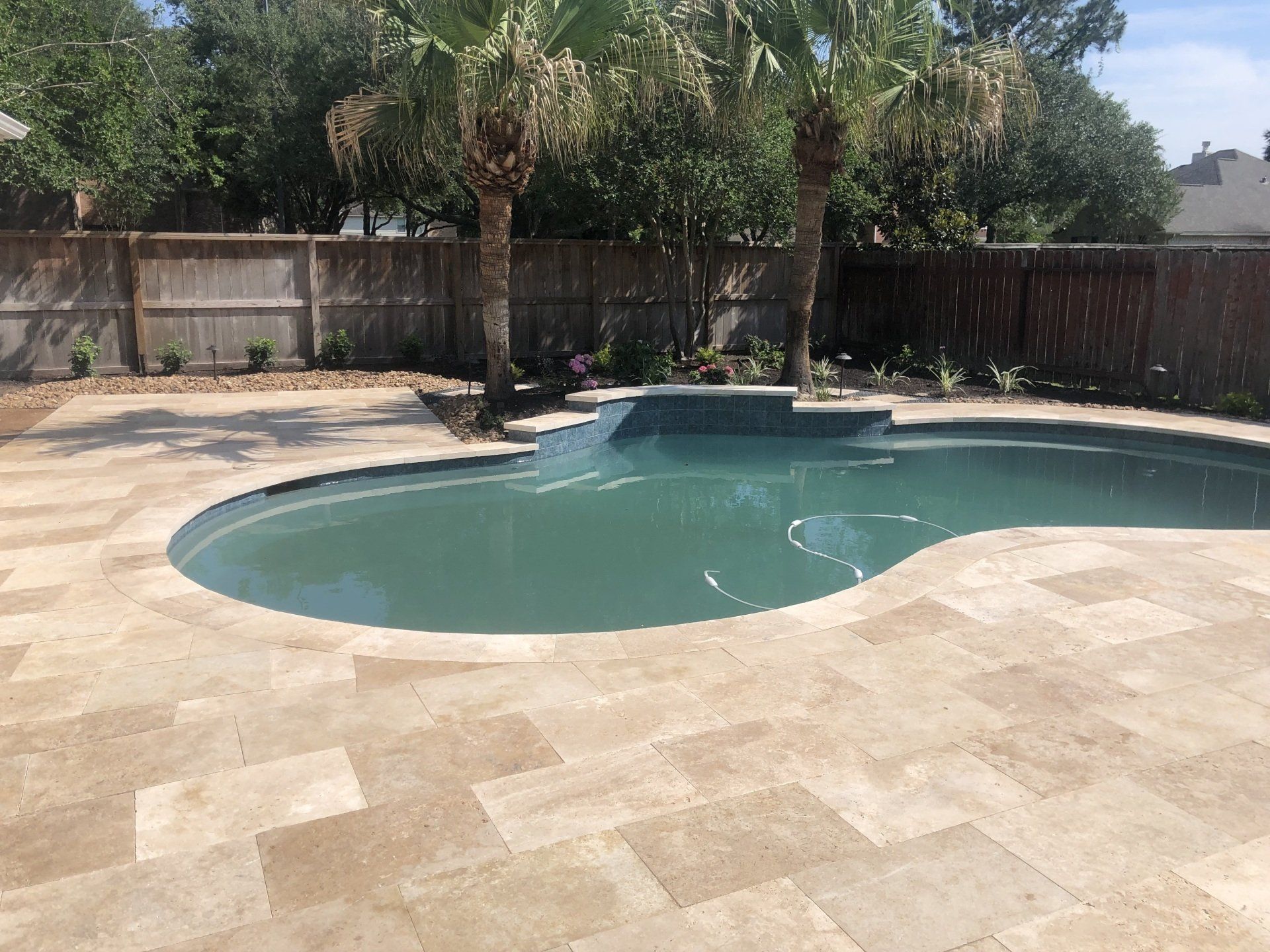 completed patio project