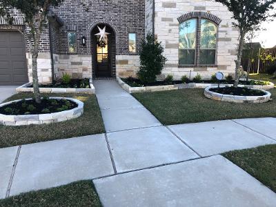 Manicured Landscapes Inc. retaining wall work