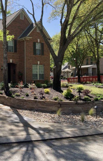 Manicured Landscapes Inc. retaining wall work