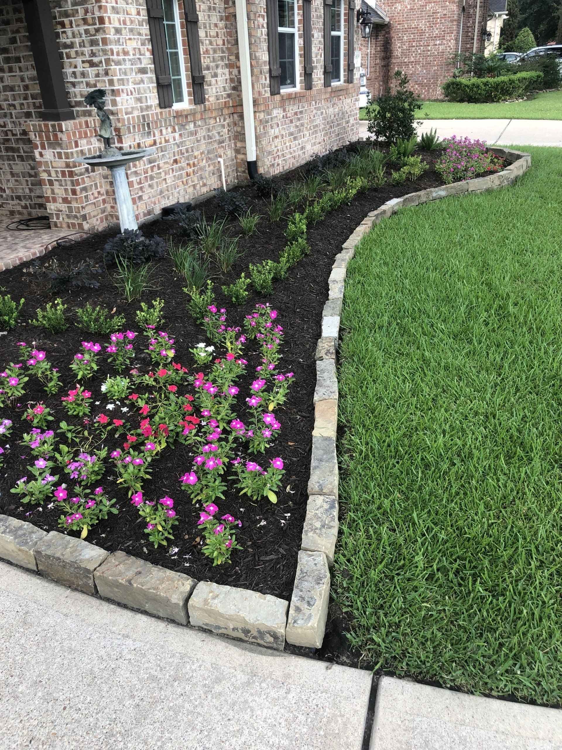 Manicured Landscapes Inc. retaining wall work