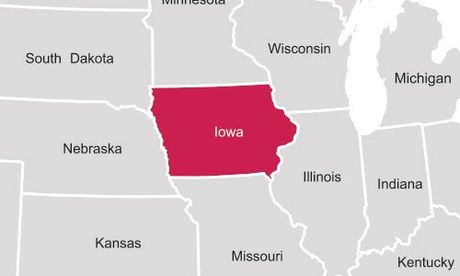 All Iowa Insulation Services Service Area Map