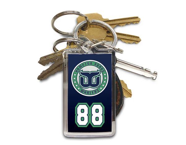 A key chain with the number 88 on it