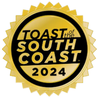 Gold badge - Toast of South Coast 2024