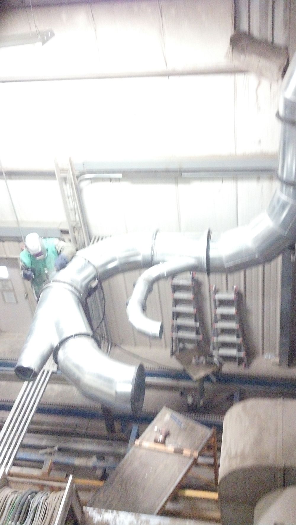 Welded ductwork