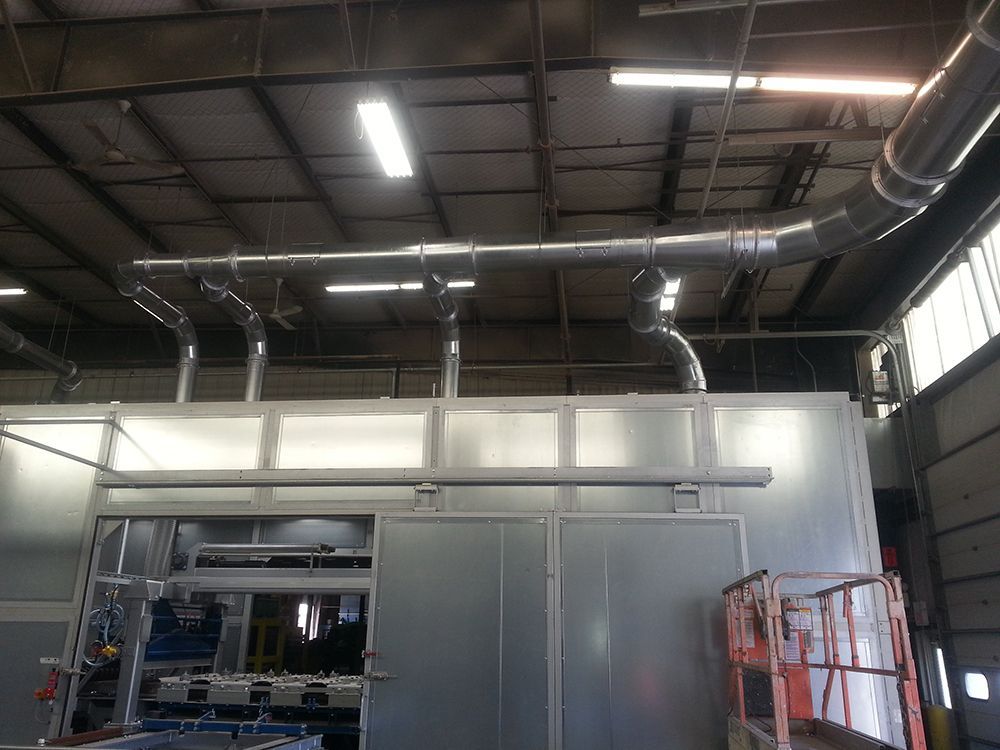 Welded ductwork