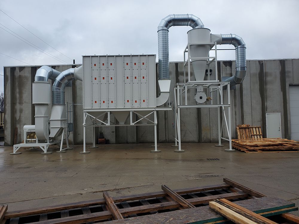 Wood dust central system