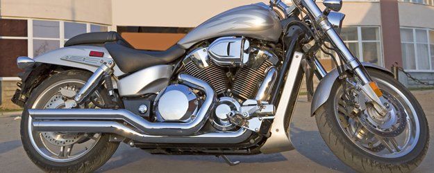 a shiny motorcycle