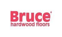 Bruce hardwood floors logo in red against a white background.
