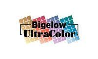 Logo for Bigelow UltraColor with colorful squares.