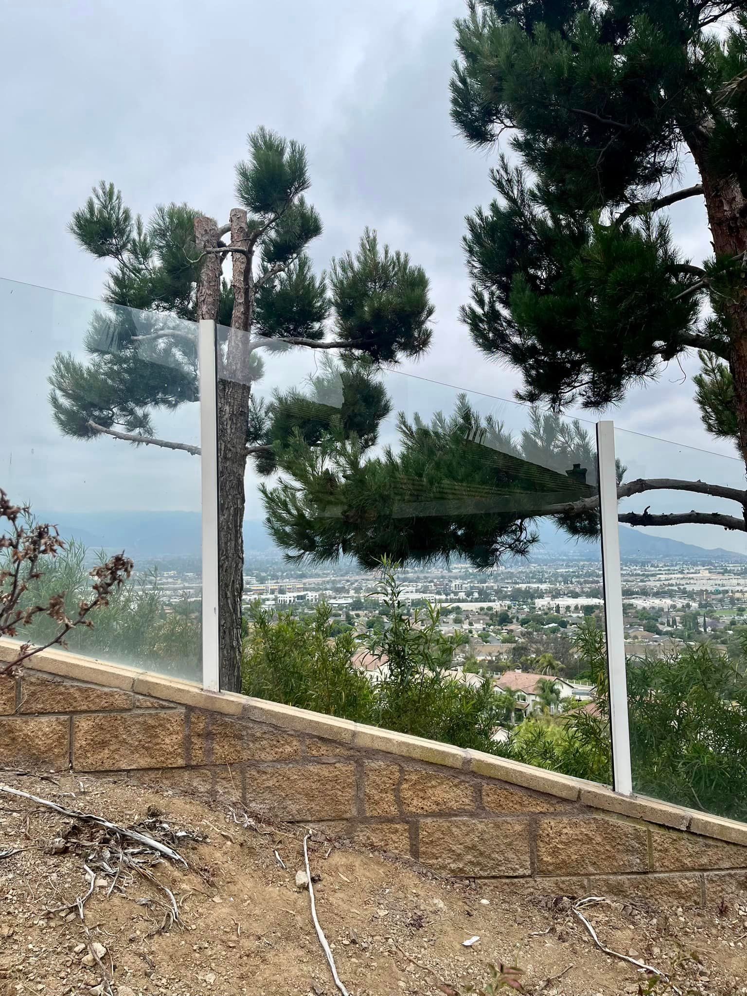 Exterior glass works