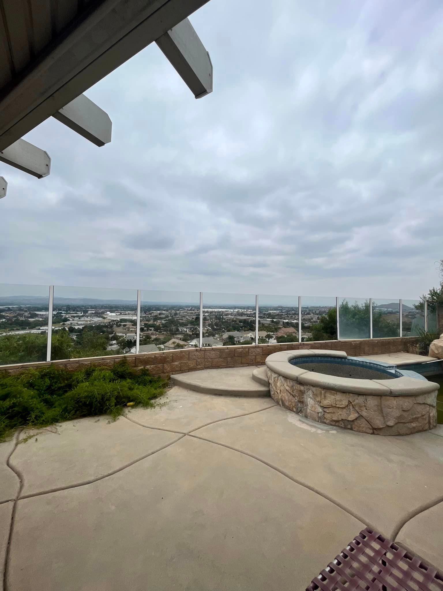 Exterior glass works