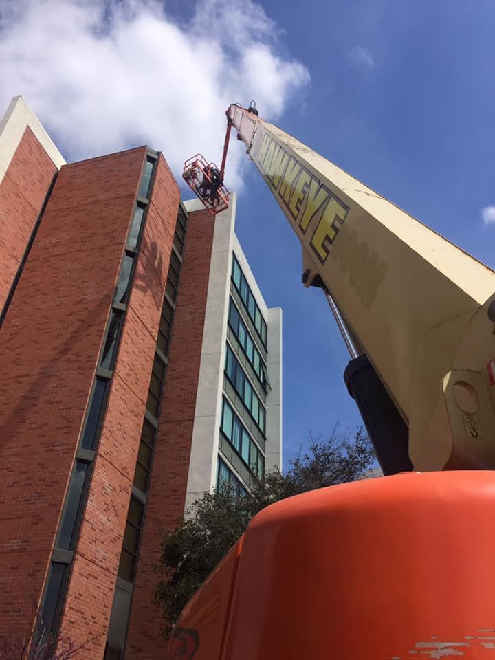 Exterior glass works