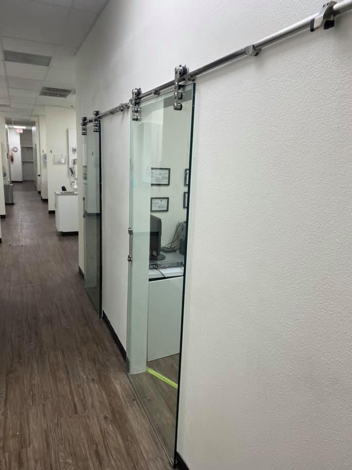 Interior glass works