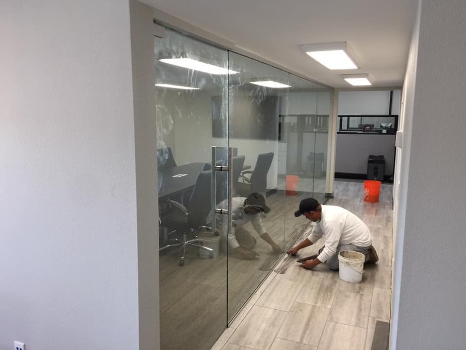 Commercial glass works