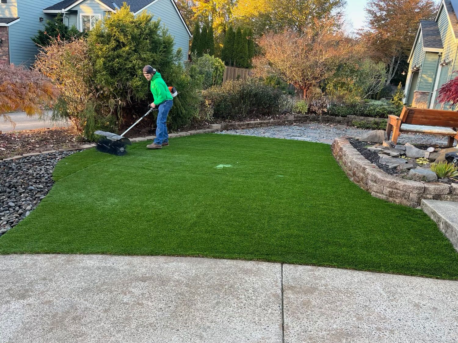 Sod installation