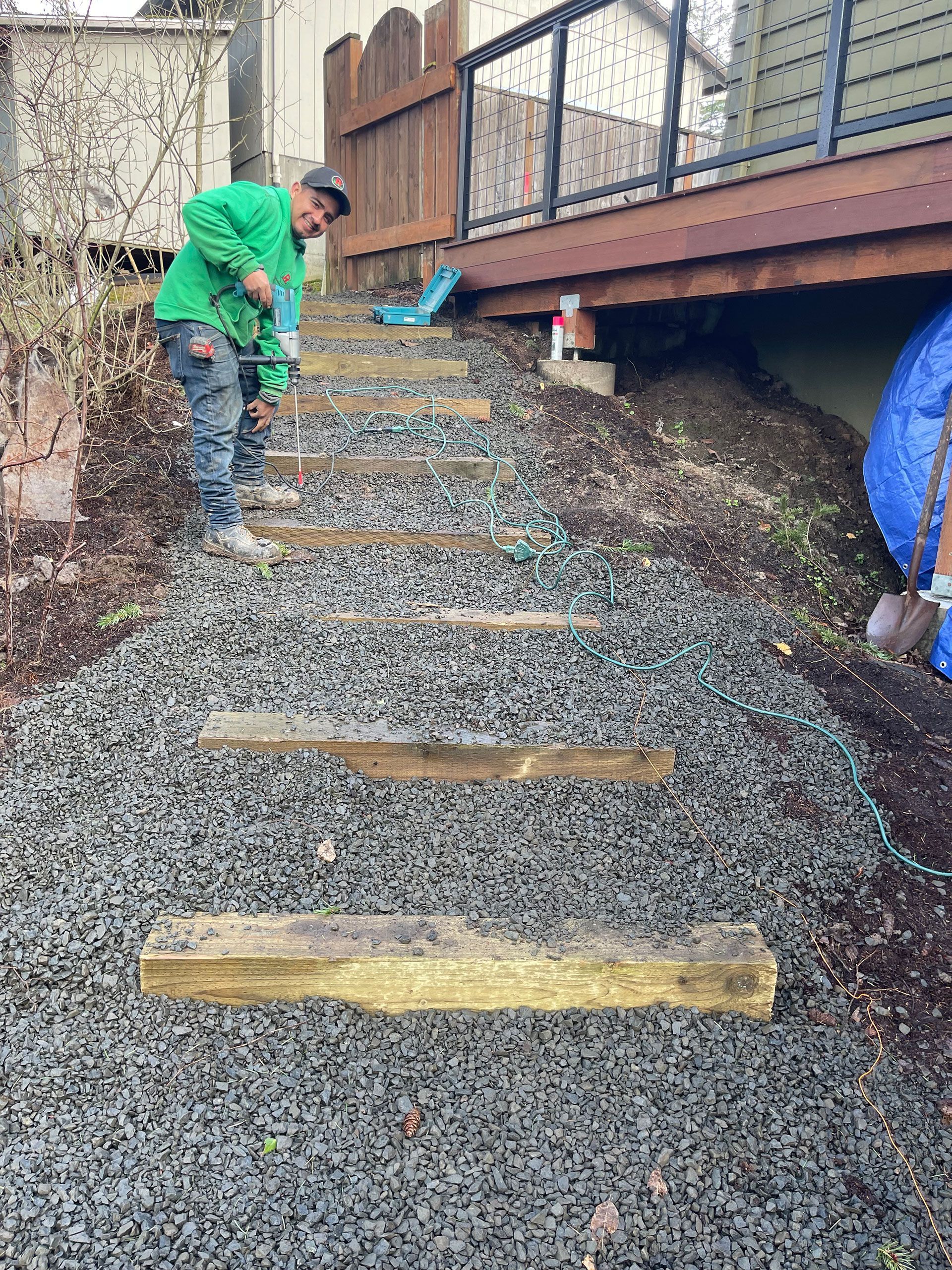 Stairway installation
