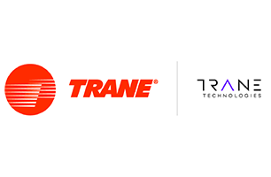 Trane and Trane Technologies logos on a white background