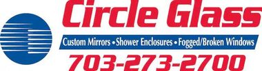 Circle Glass and Mirror - logo