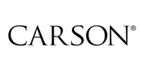 Carson logo in a black serif font, with a registered trademark symbol.