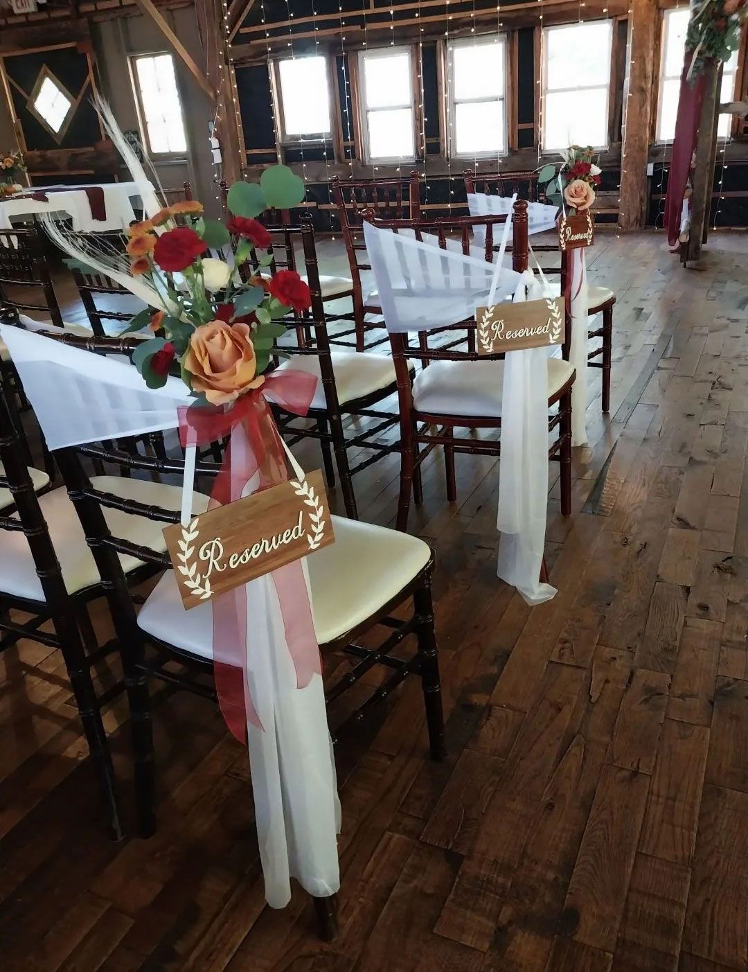 Ceremony seating with 