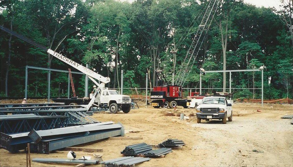 Beautiful architectural building construction