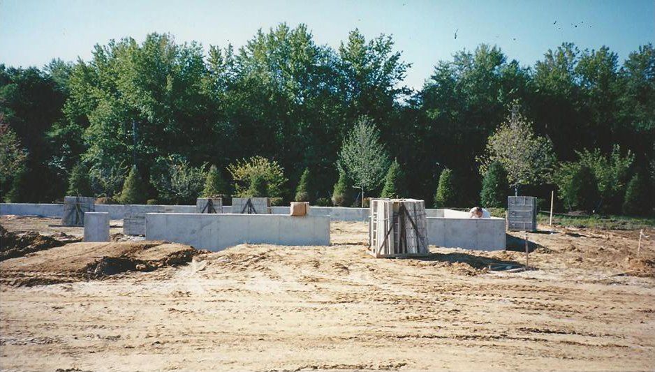 Beautiful architectural building construction