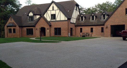 Chairs around fire pit