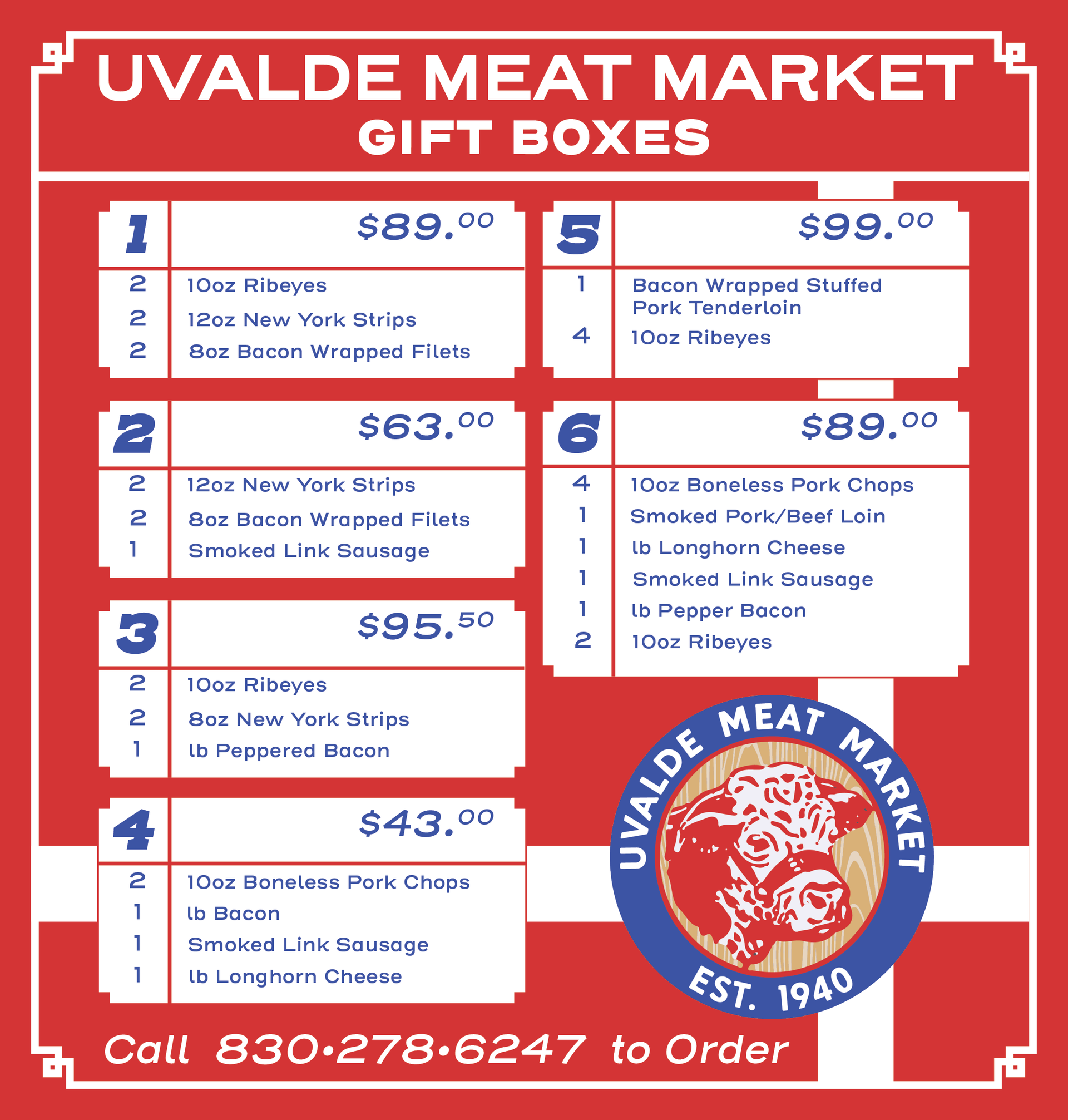 Uvalde Meat Gift Boxes