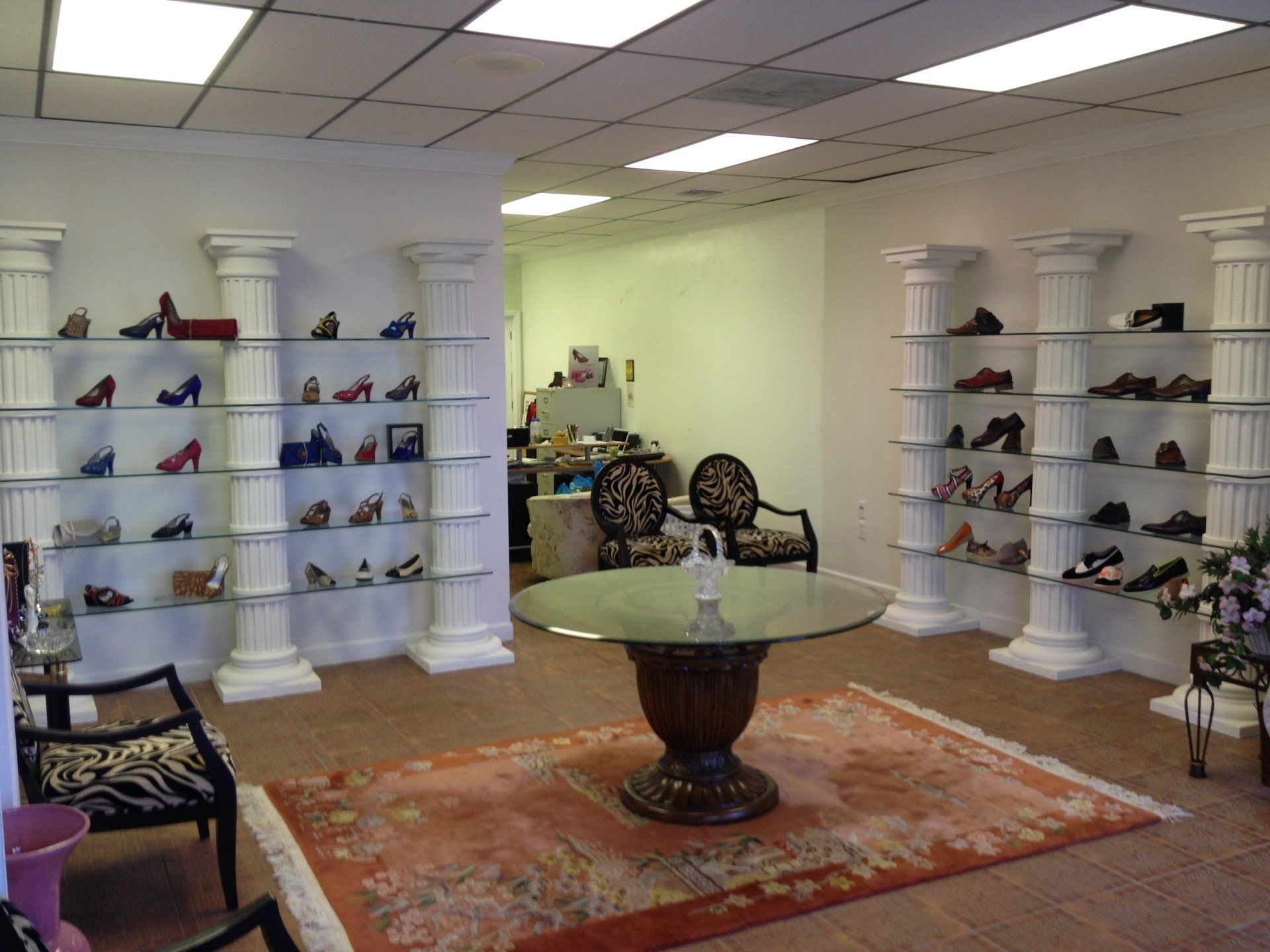 Columns inside store