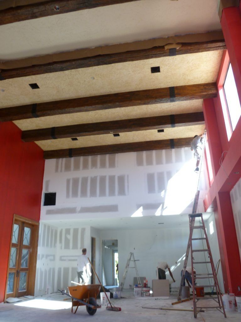 Faux wood beams