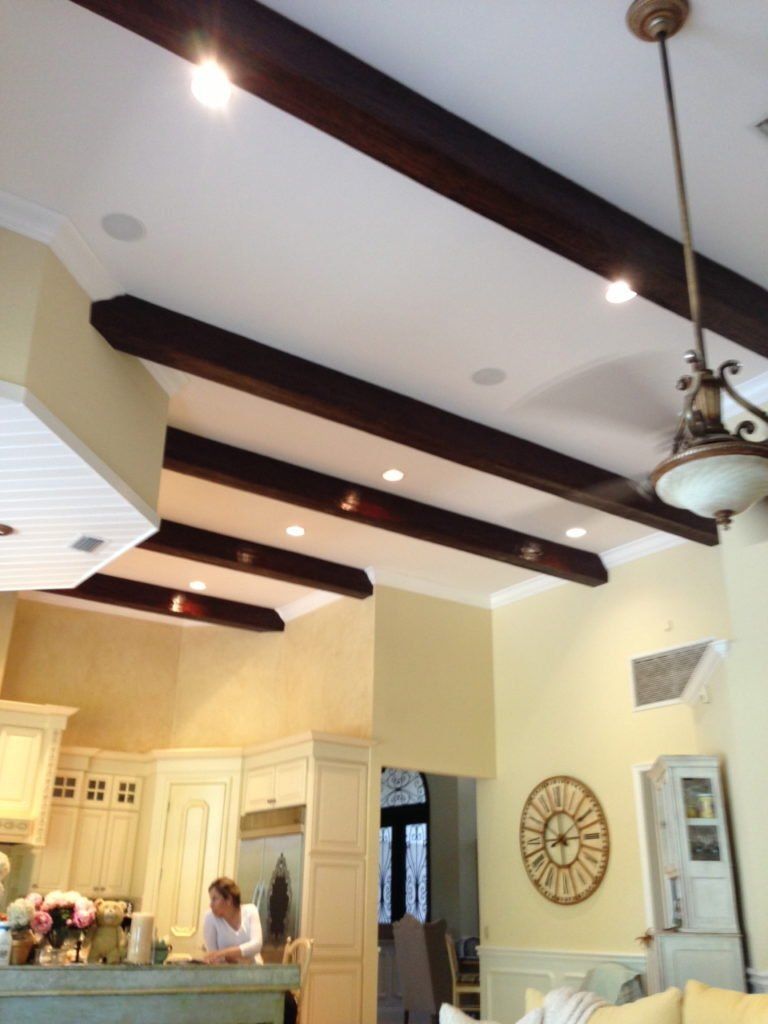 Architectural faux wood beams