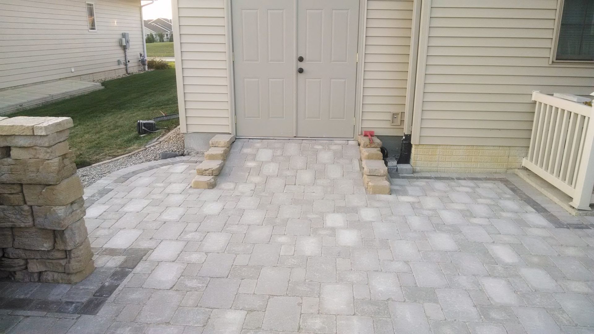 Hardscape patio