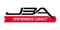 JBA Performance Exhaust logo in black and red on a white background