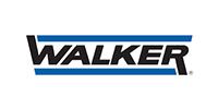 WALKER logo in black italic text with a blue underline on a white background