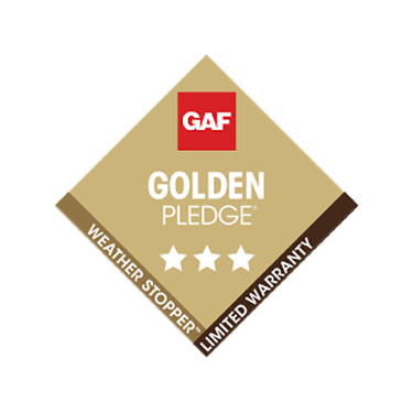 GAF Golden Pledge Limited Warranty logo