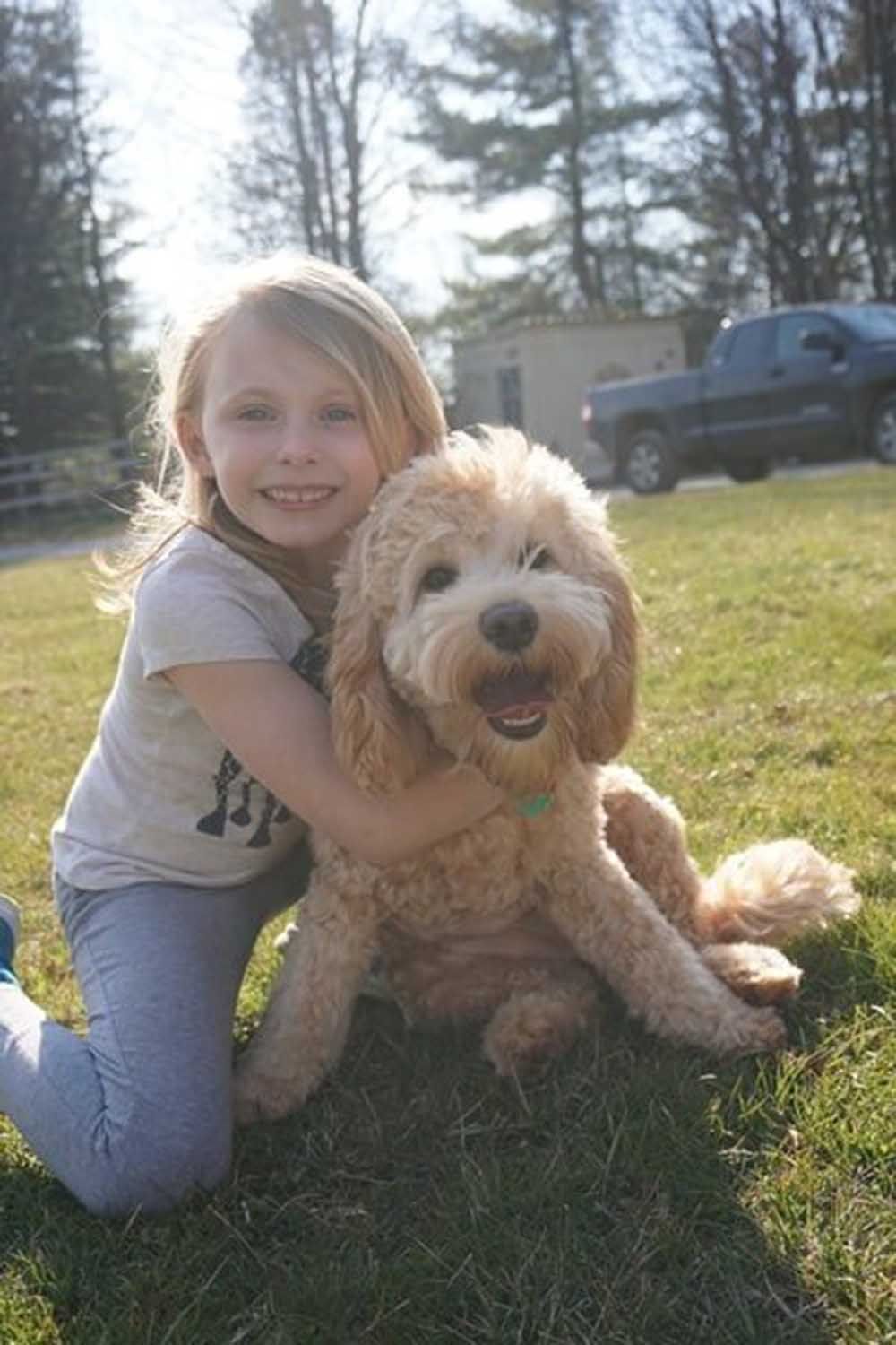 retired rosie with kid