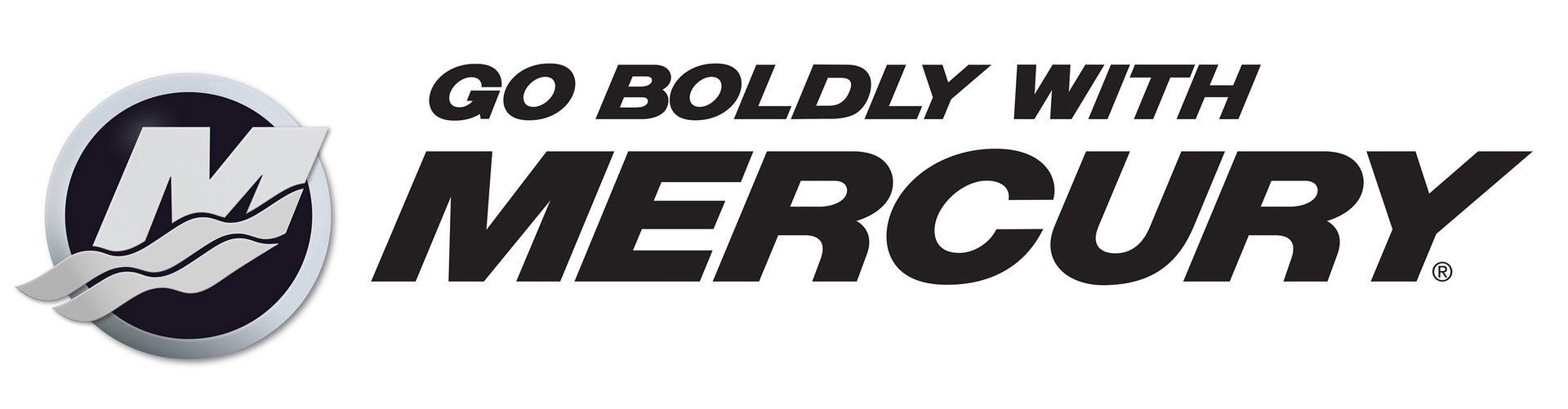 Go boldly with Mercury Logo