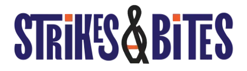 Strikes & Bites - logo