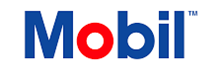 Mobil logo in blue, red, and black text on a white background