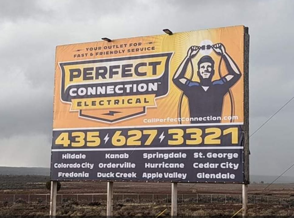 Perfect Connection Electrical billboard