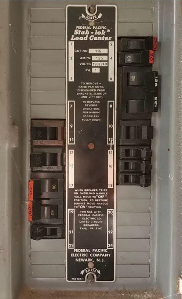 Worn-out breaker box
