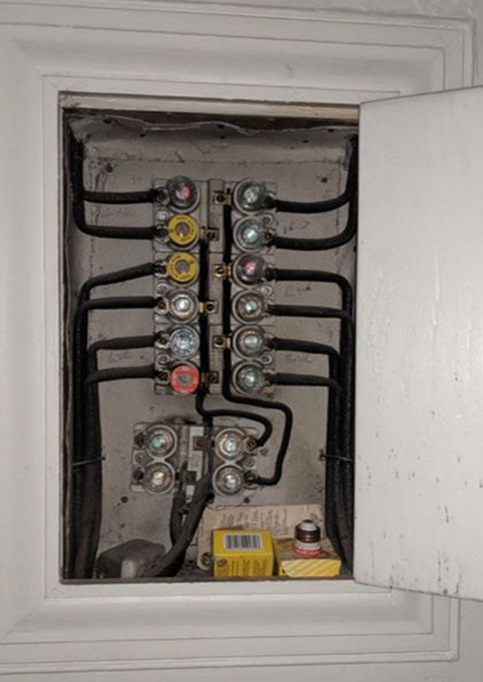 Defective breaker box