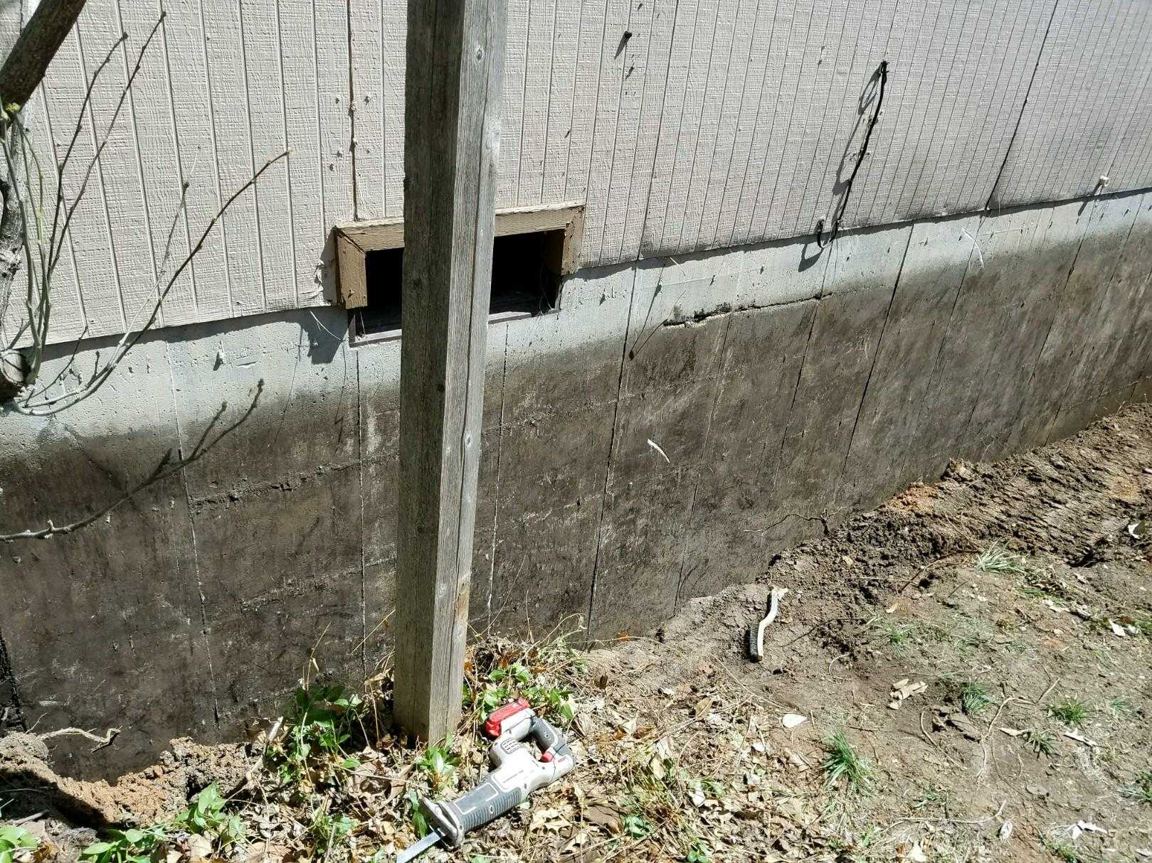 Basement wall repair