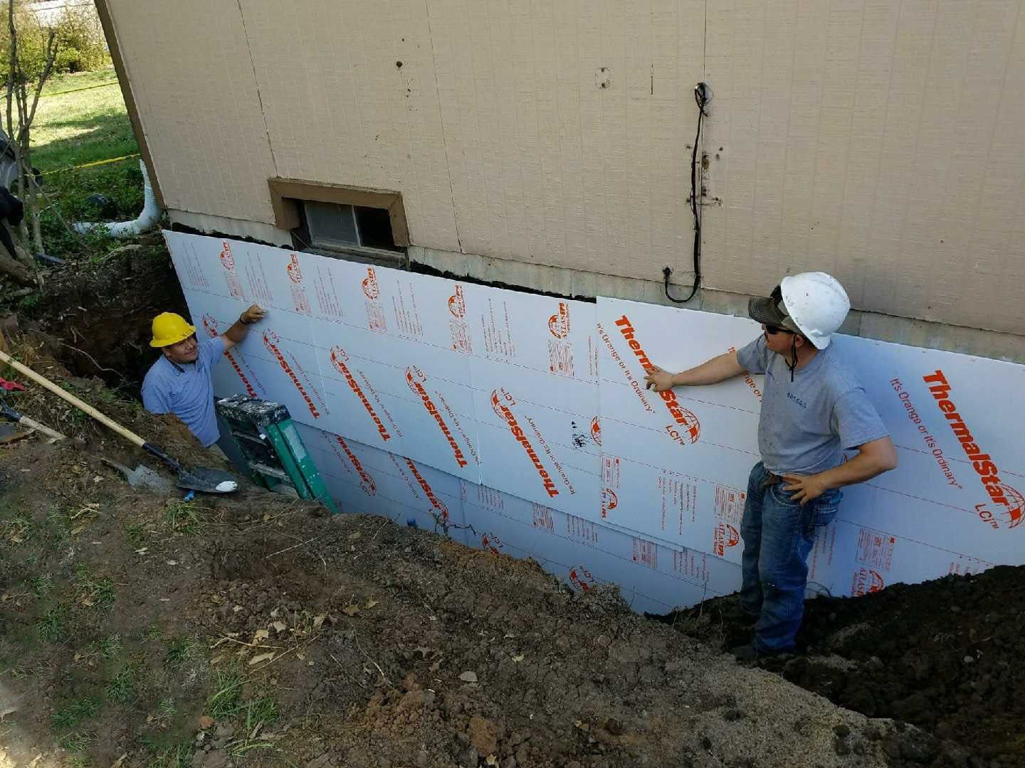 Basement wall repair