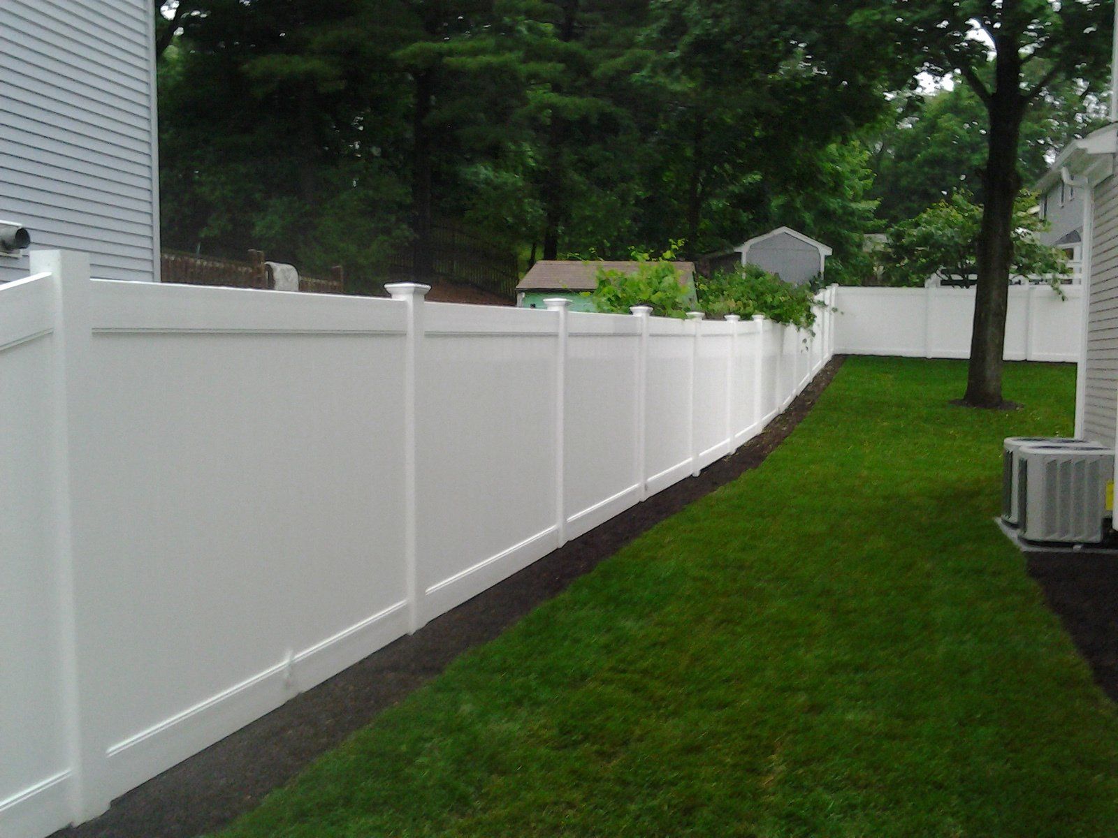 Vinyl fencing