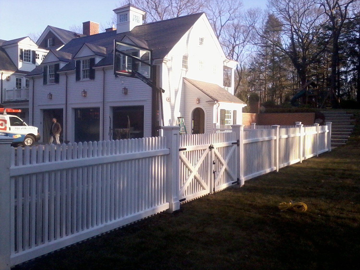 Vinyl fencing