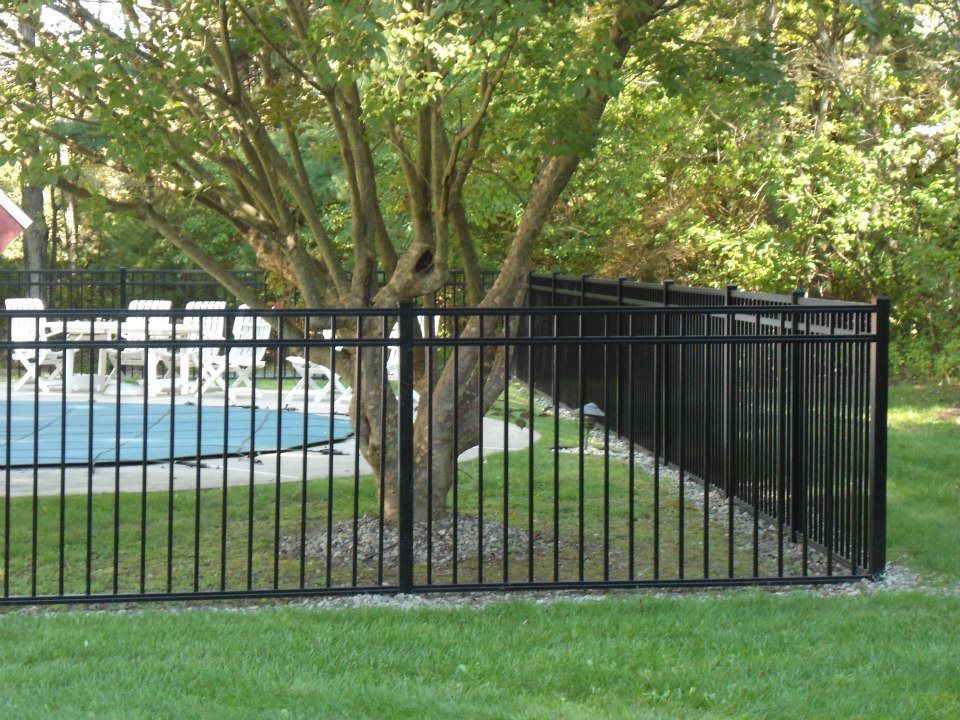 Decorative and chainlink fencing