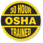 30 hour osha trained logo