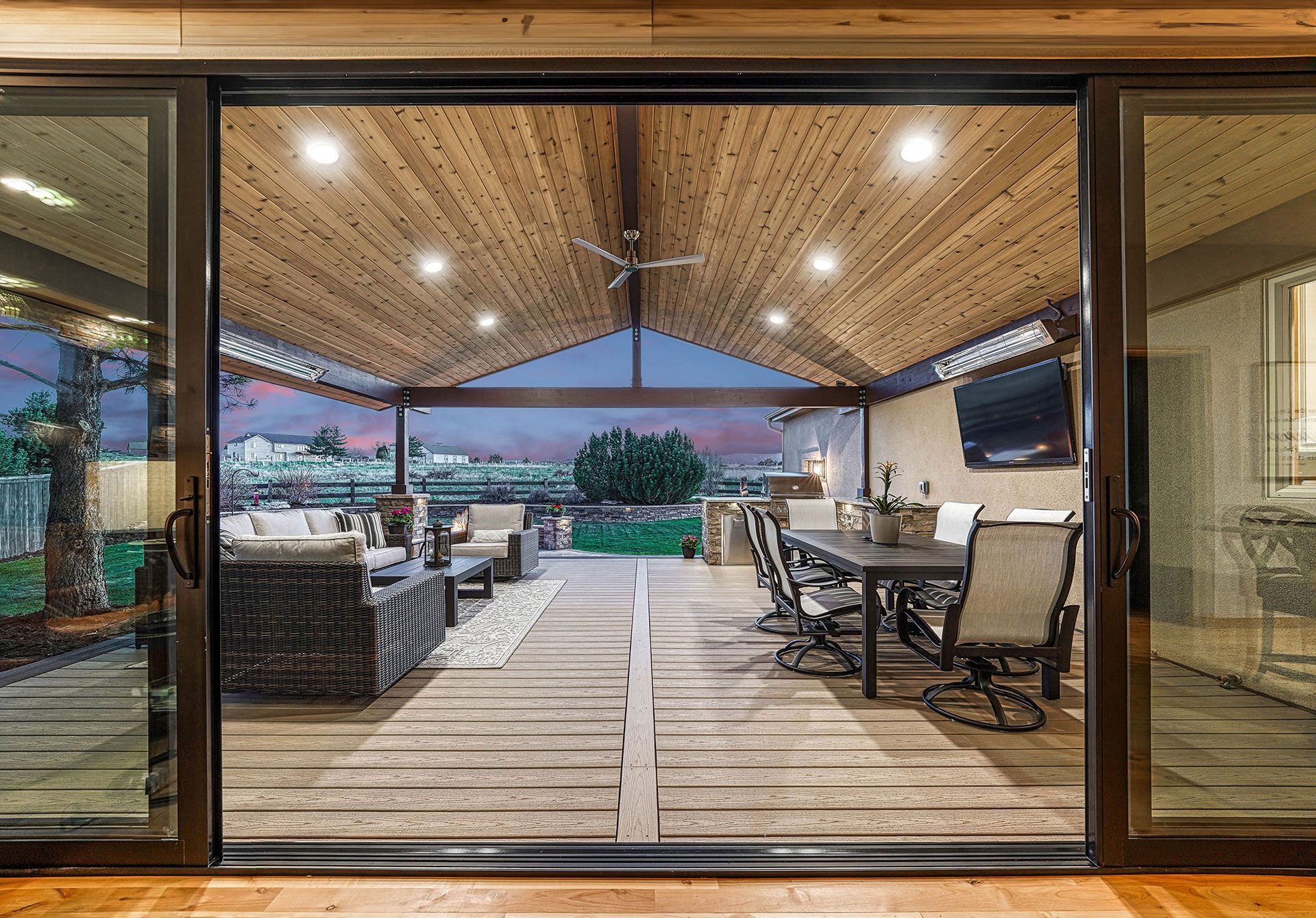 patio and sliding door